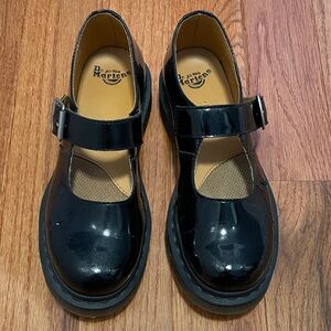 Vintage Dr. Martens Black Patent Mary Janes US Size 7 EU Size 38